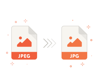 Trasforma JPEG in JPG